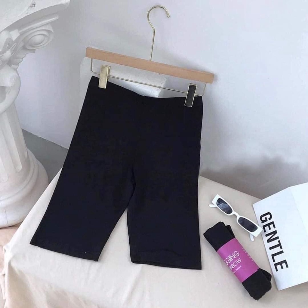 Quần Legging Đùi Freesize, Chất Co Giãn Thoái Mái, Hàng Đẹp Loại 1