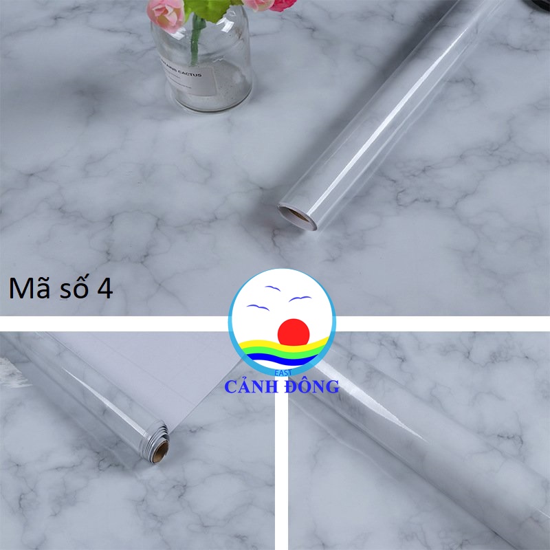 Decal dán bếp bàn tủ giả đá cẩm thạch pvc chống nước chống cháy
