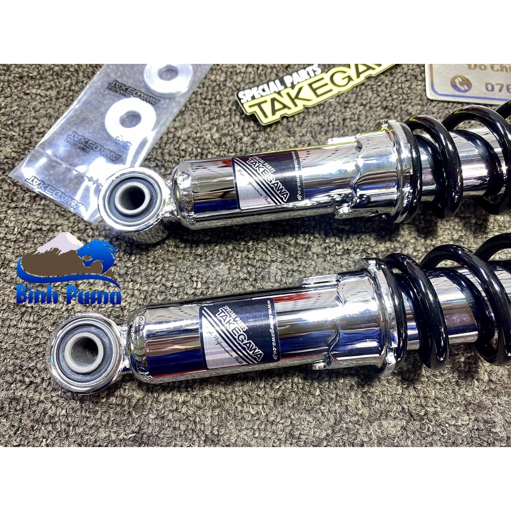 Phuộc Chiều Dài 330mm Đen TAKEGAWA