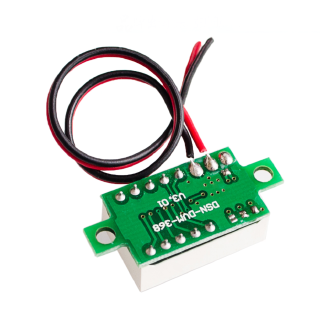 Mini 0.36 inch DC 0-32v 3 bits Digital Red Green blue LED Display Panel Voltage Meter Voltmeter tester