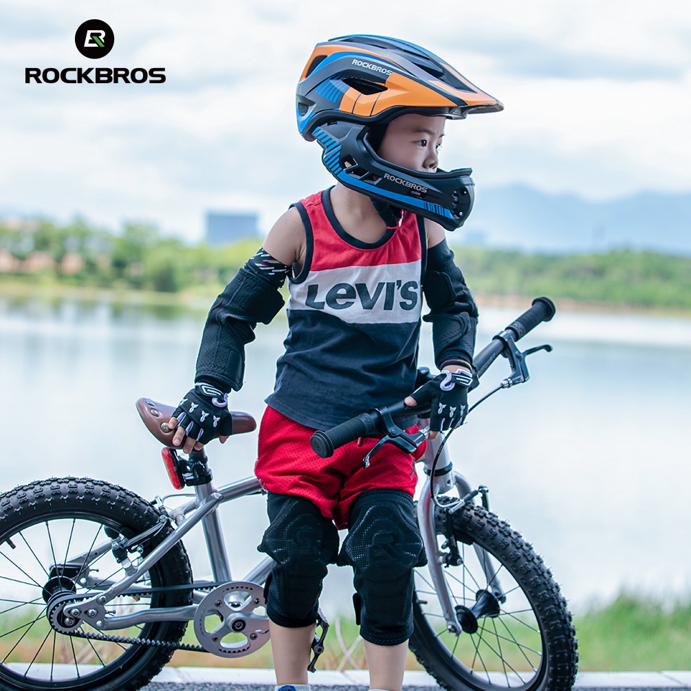 Rockbros Băng Đeo Bảo Vệ Khuỷu Tay Đầu Gối EVA An Toàn Cho Bé Khi Chơi Thể Thao / Trượt Tuyết