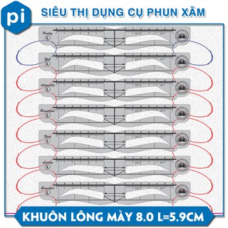 Khuôn vẽ lông mày QueenBrows 8.0