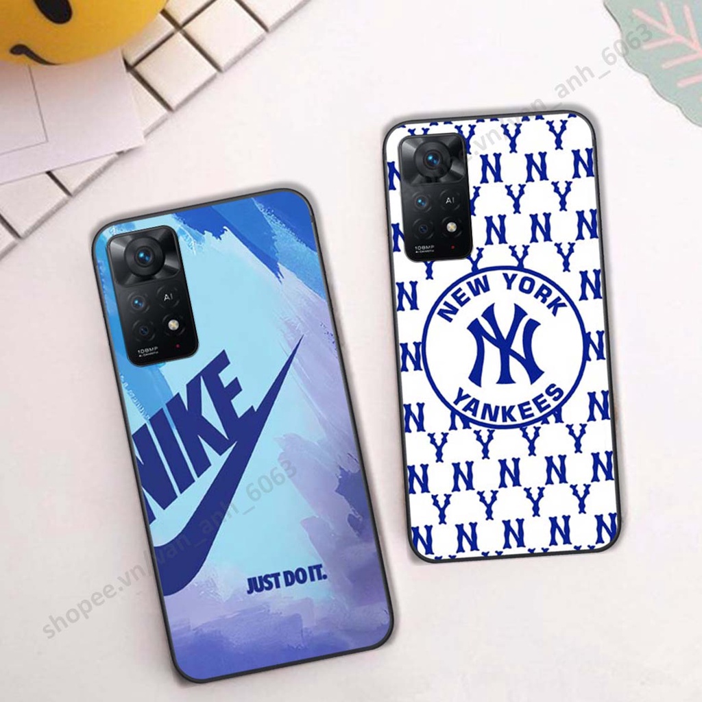 Ốp lưng Xiaomi Redmi Note 11 4G / Note 11S / Note 11 Pro 5G ốp điện thoại hình bearbrick, new york, thể thao