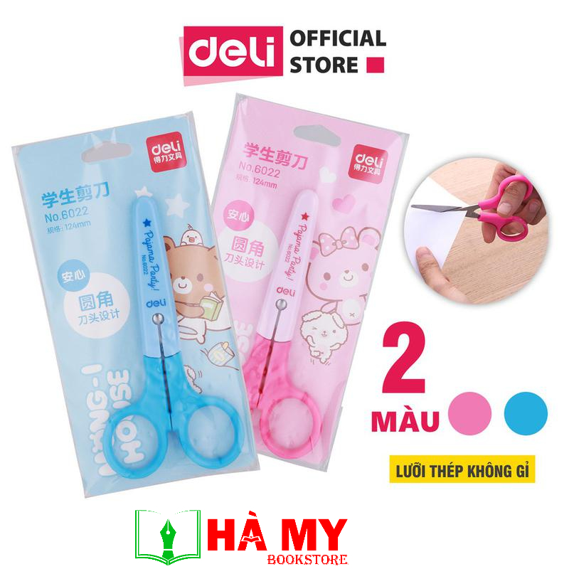 [Hỏa Tốc] Kéo thủ Công Deli mã 6022 dài 121mm- Hàng chính hãng Deli