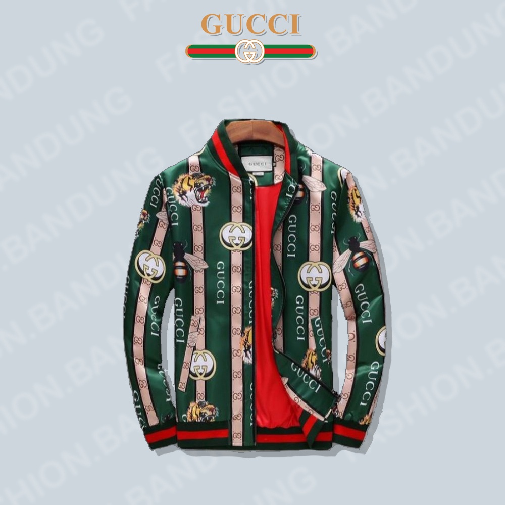 Áo Khoác BOMBER Nam Hàng Hiệu Gucci Cao Cấp (Gucci 15)