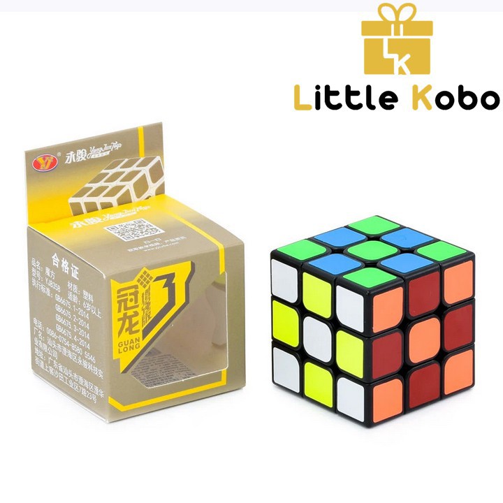[FREE SHIP] Rubik 3x3 YJ GuanLong V3 YongJun Viền Đen Rubic 3 Tầng Đồ Chơi Trí Tuệ