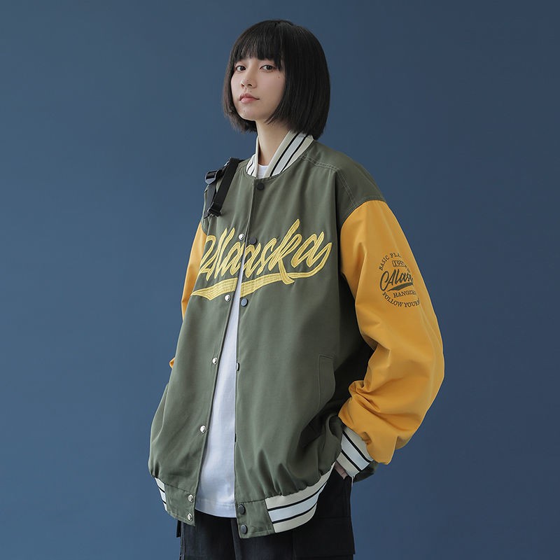 Áo Khoác Bóng Chày Phong Cách Hàn Quốc 2021 Cho Nữ | BigBuy360 - bigbuy360.vn