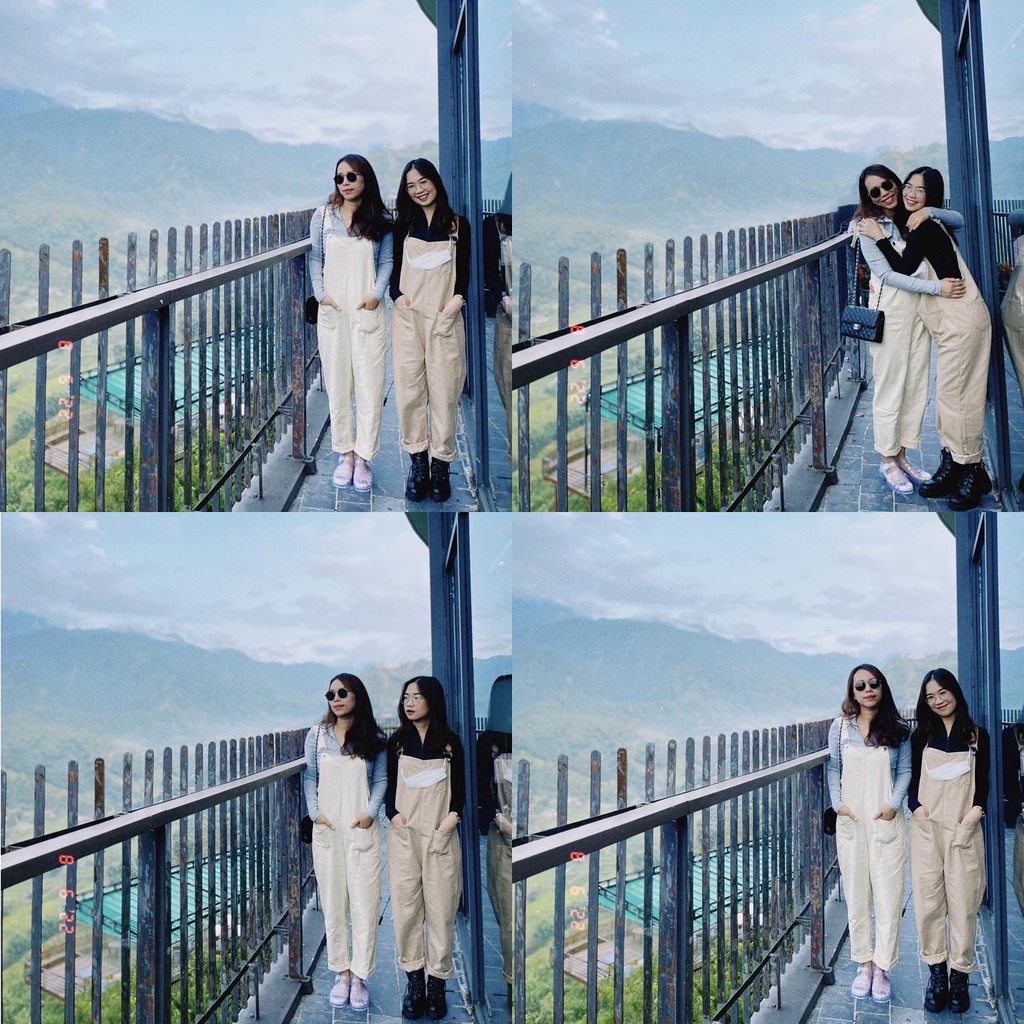 (HÀNG SẴN) Quần yếm cho nữ phong cách , đủ size từ 45kg đến 65kg