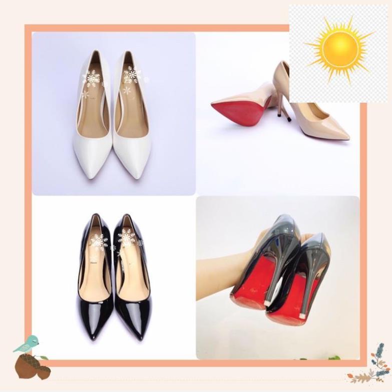 ⚡️Hàng đẹp⚡️ Giày cao gót lbt đế đỏ 9p siêu êm⚡️cao gót bít mũi 9cm