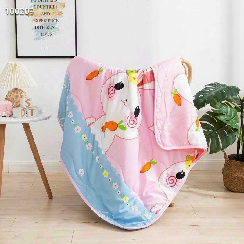 Chăn hè cottong đũi nhẹ mát cho bé trai bé gái Giá Rẻ MỚI