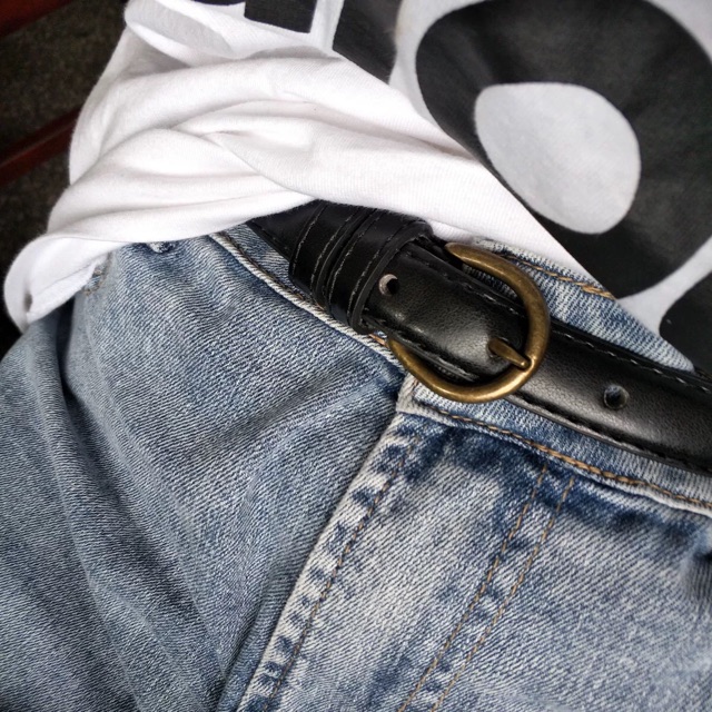 Belt-dây lưng khuyết đầu tròn SẴN