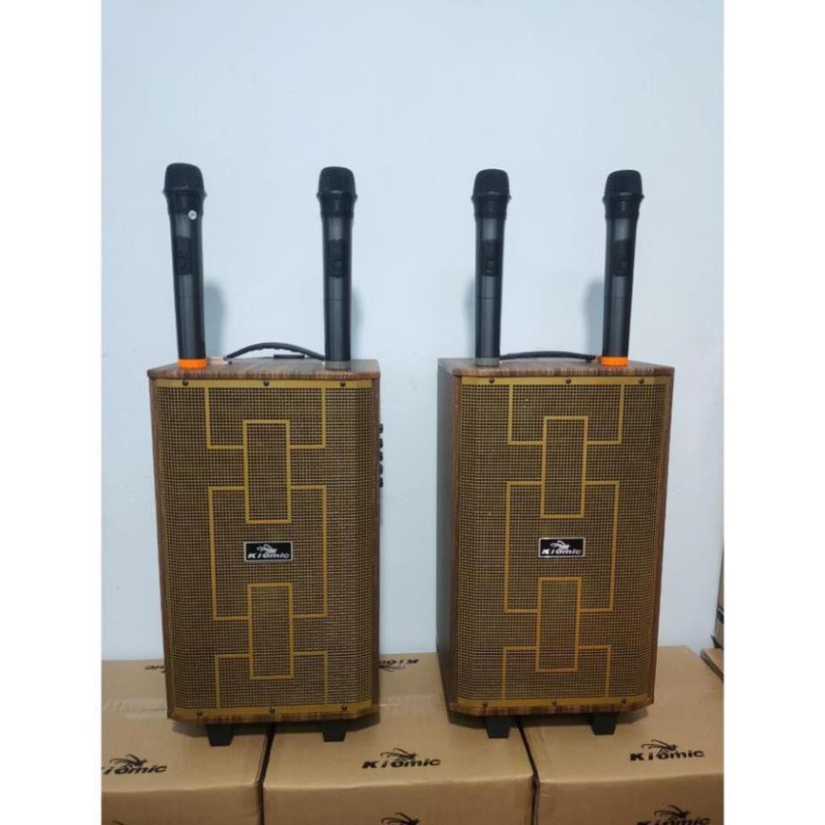 Loa karaoke kiomic k89 kèm 2 micro không dây( kiomic k69 , kiomic Q8, kiomic k89, kiomic k86, kiomic k85, kiomic k69
