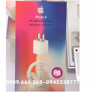 Bộ cáp sạc Zin cho Iphone X, 8plus,7plus,6plus,5/5SE