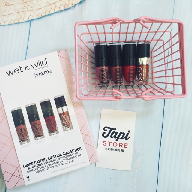 Set son Wet n Wild Liquid Catsuit Lipstick Collection