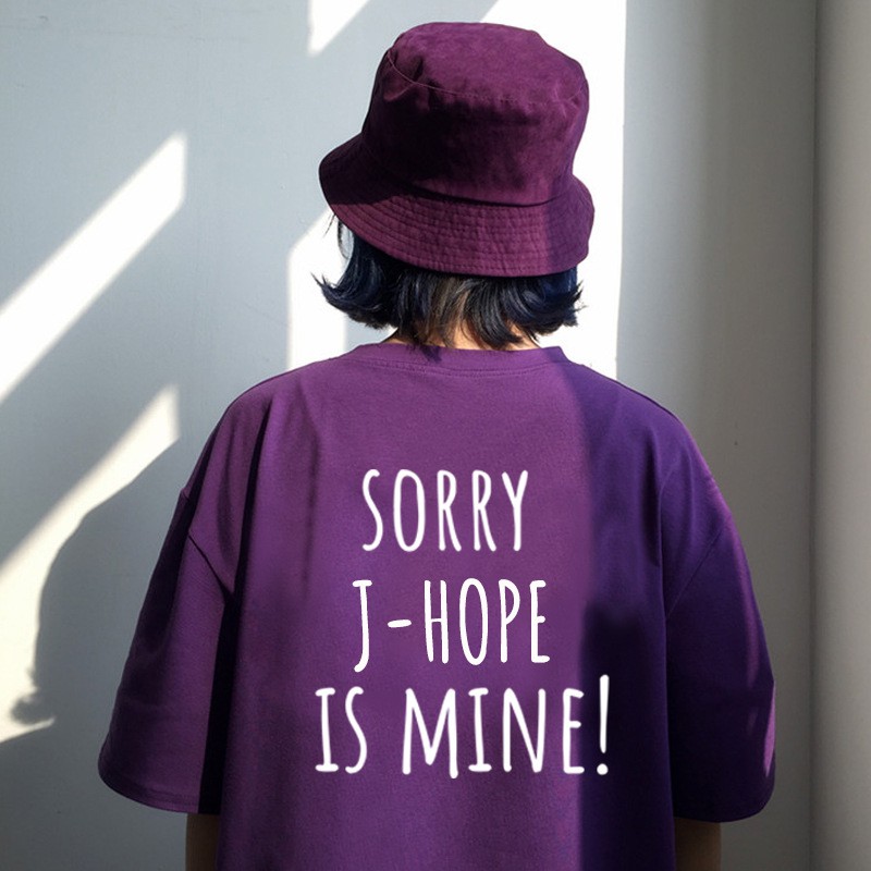 Áo Purple BTS "Sorry BTS Is Mine!"