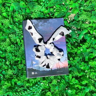 Dây buộc tóc SCRUNCHIES nơ tai thỏ hoạt tiết hoạt hình