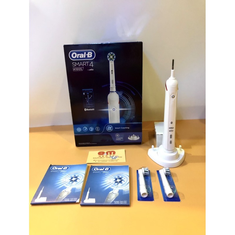 Bàn chải điện Oral B Bluetooth Smart 4100S, Smart 4000W và Smart 6100s SensiUltrathin - Made in Germany