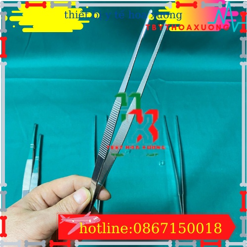 Nỉa Thẳng Y Tế Không Mấu 25 cm -Nhíp yY Tế Dùng Trong Phẩu Thuật Và Hộp Sơ Cứu Y Tế