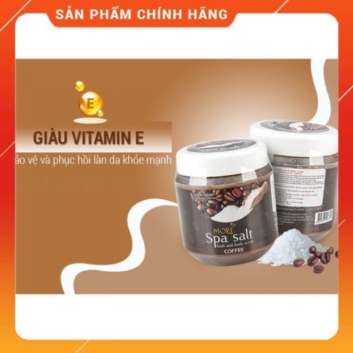 Muối tắm tẩy da chết  toàn thân cà phê  Mori Thái lan 700g/Muối tắm trắng da café Mori 700g