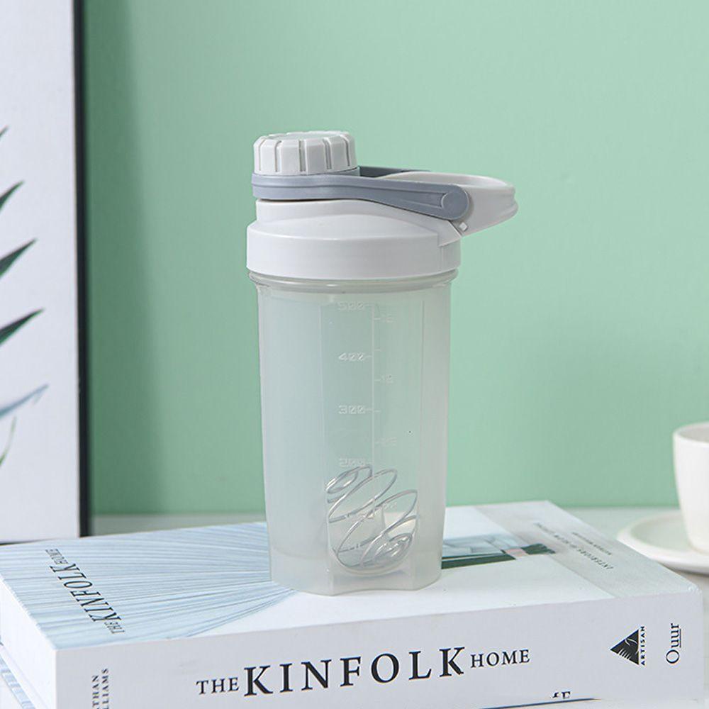 Bình Lắc 500ml Bằng Nhựa Kèm Dây Và Bóng Khuấy Tiện Dụng Cho Nam Và Nữ