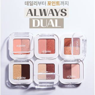 Phấn Mắt 2 Màu A'Pieu Mineral Mono Shadow (Dual)