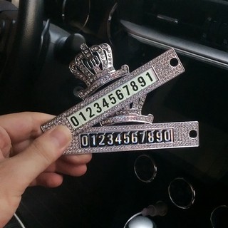 Bảng hiệu dừng đính kim cương nhân tạo dùng trong xe hơi
