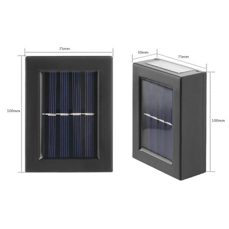 1 Đèn Led Gắn Tường Nhiều Màu Sắc Sử Dụng Năng Lượng Mặt Trời