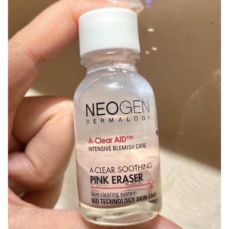 Chấm mụn Neogen lưu huỳnh bột a clear soothing pink eraser xẹp mụn nhanh chóng