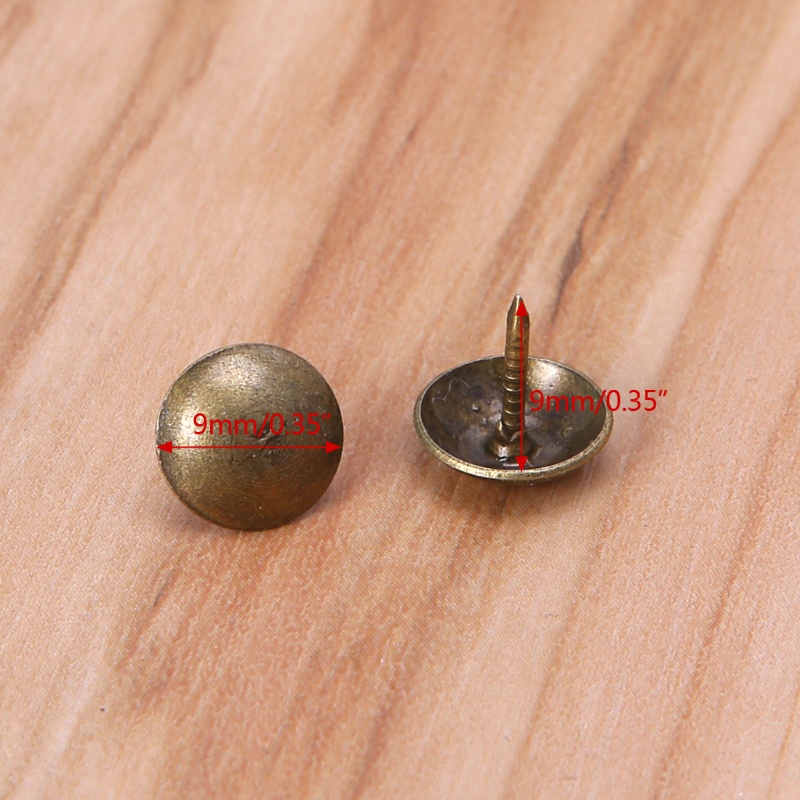 Bộ 100 Đinh Ghim Bằng Kim Loại Dùng Trang Trí Nội Thất DIY