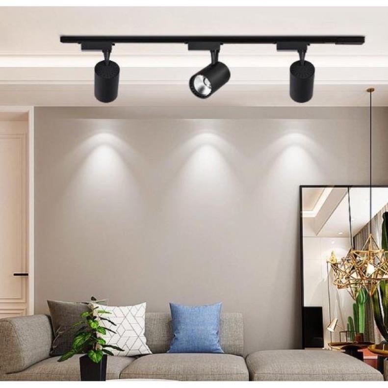Đèn rọi tranh rọi ray shop quần áo loại tốt, đèn ray 7w