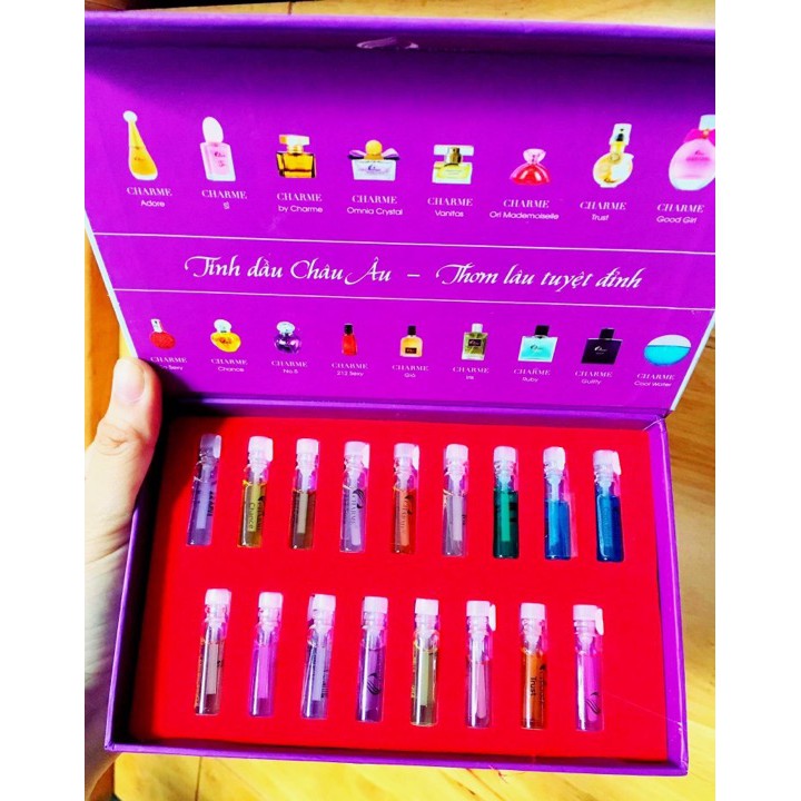 [CHÍNH HÃNG 100%] Nước Hoa Charme - Bộ Thử Mùi | BigBuy360 - bigbuy360.vn