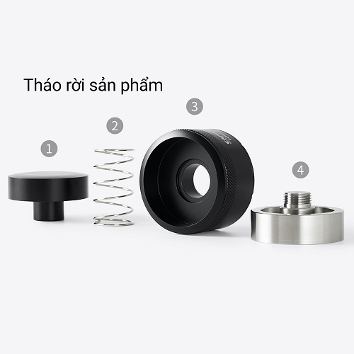 Tamper dụng cụ nén cà phê cân bằng thông minh Cafede Kona