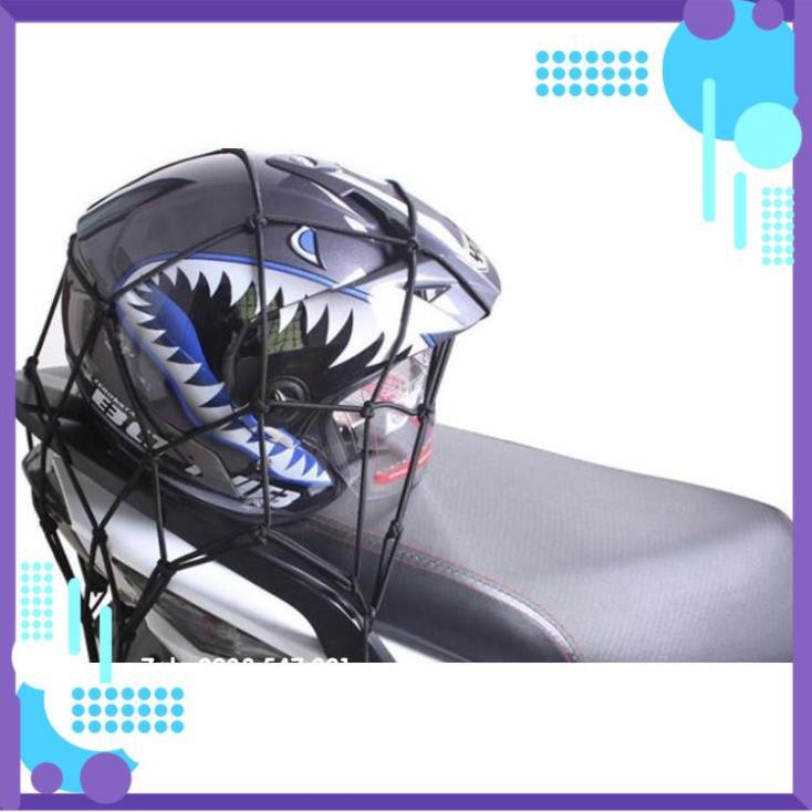 Lưới ràng đồ trùm bình xăng xe máy đi xe máy, đi phượt