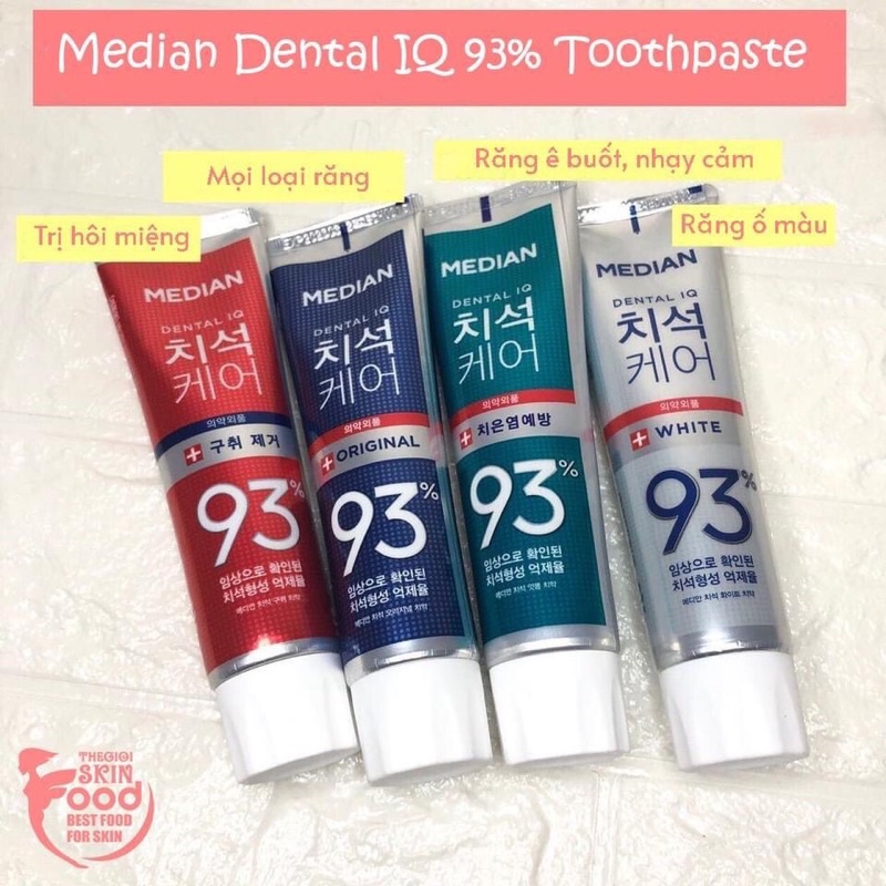 KEM ĐÁNH RĂNG MEDIAN DENTAL IQ 93%