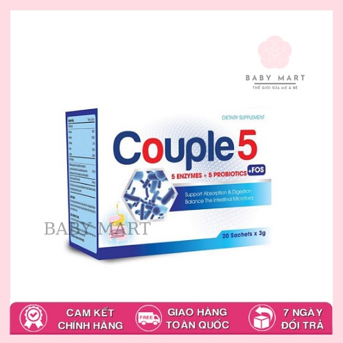 Men vi sinh Couple 5 3g/20 gói