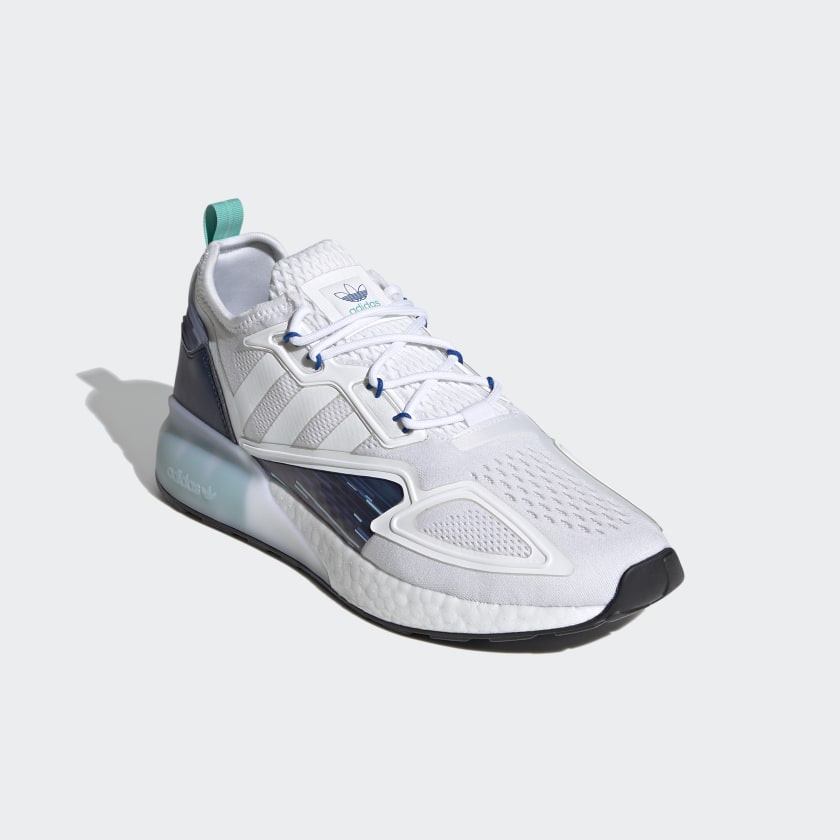 GIẦY THỂ THAO SNEAKER ADIDAS ZX 2K Boost Cloud White Collegiate Navy H05148 Size 42,6