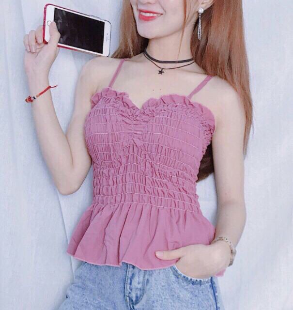 ❤️Áo Kiểu Hai Dây - GTC49