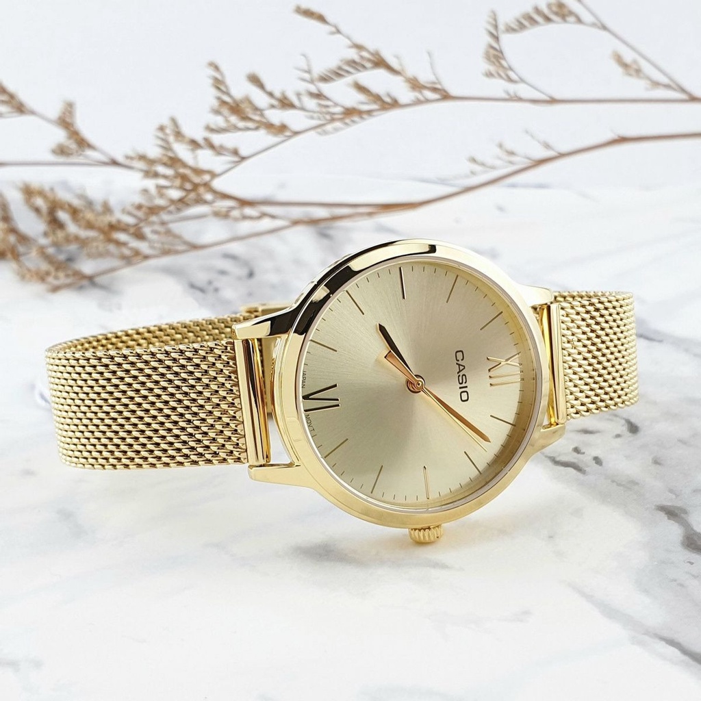 Đồng hồ CASIO LTP-E157MG-9ADF nữ dây kim loại chính hãng