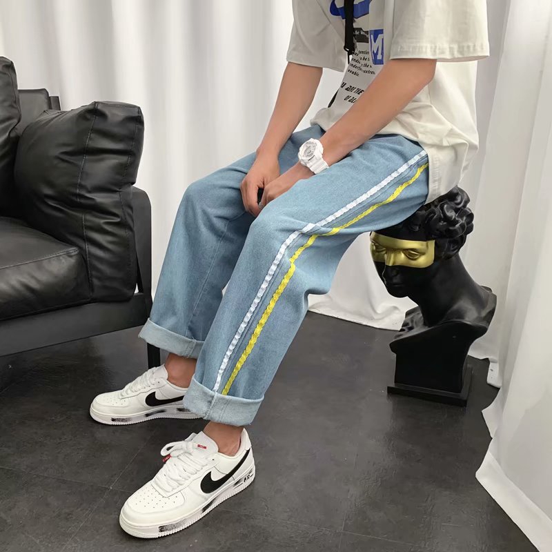 Fashionable and youthful fashion drawstring jeans for men | BigBuy360 - bigbuy360.vn