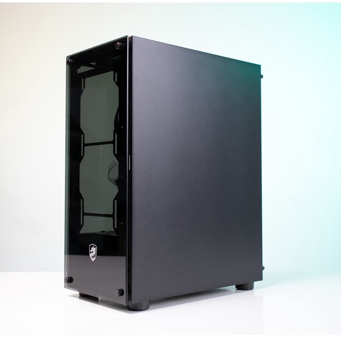 Vỏ Case Máy Tính Vitra Poseidon G1/G5 Kèm 3 Fan RGB - 2 Mặt Kính Cường Lực, Khung Thép