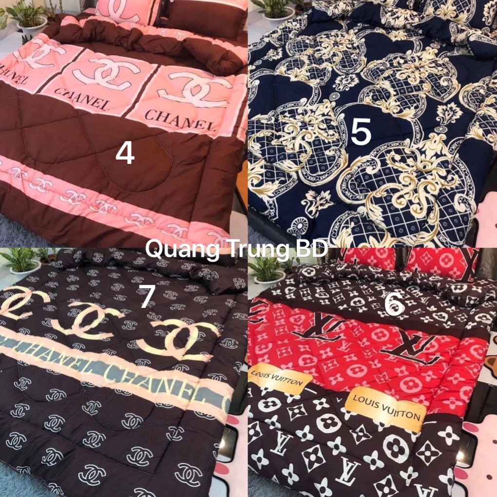 Bộ chăn ga gối 05 món Poly cao cấp Hot nhất 2021 | BigBuy360 - bigbuy360.vn