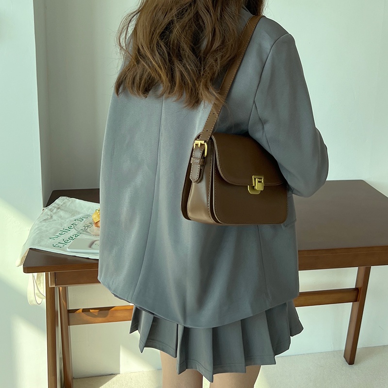 Túi đeo chéo IELGY màu nâu sang trọng thời trang cho nữ