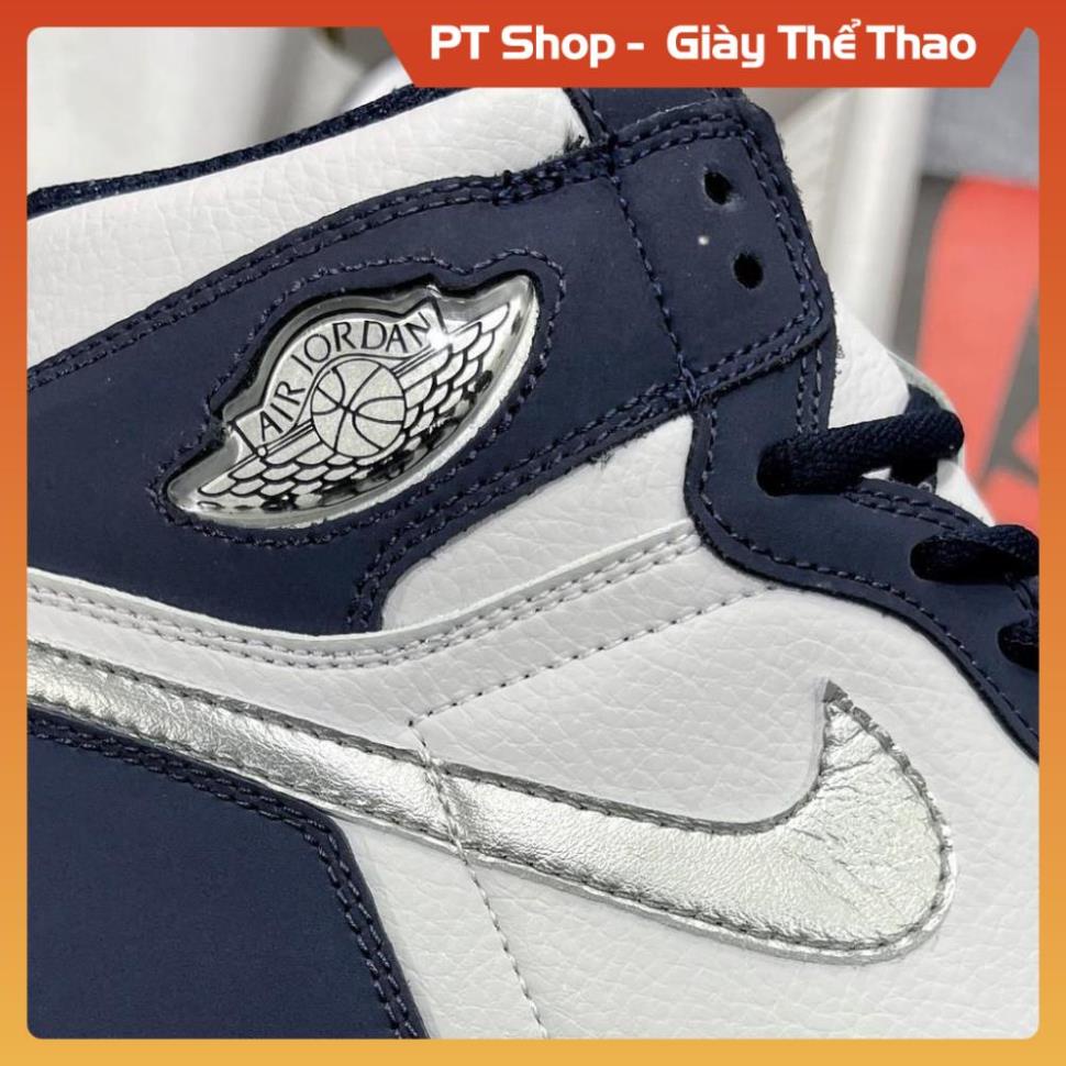 [FreeShip+ Hàng Xịn]  Giày Sneaker Cổ Cao | JD1 | Giày Thể Thao - Jordan 1 High COJP Midnight Navy