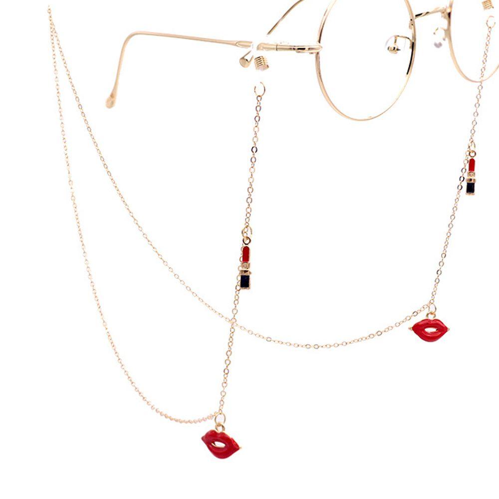 Dây Chuỗi Đeo Mắt Kính Đọc Sách Son Môi Bằng Đồng