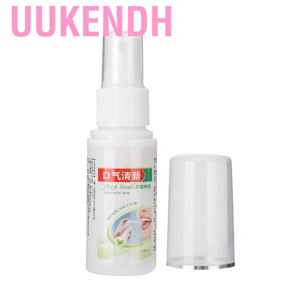 Uukendh Oral Hygiene Care Bad Breath Odor Herbal Mouth Freshener Antibacterial Spray 30ml