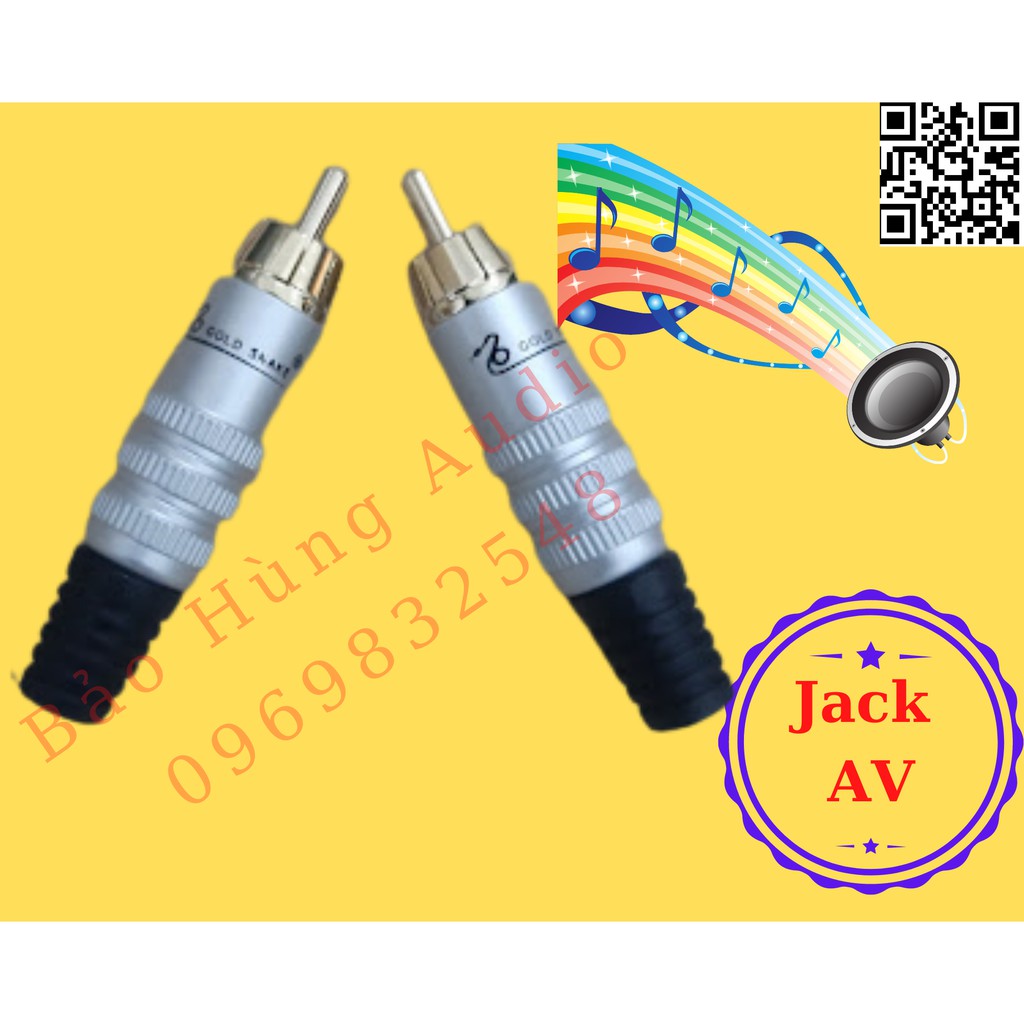 Jack tín hiệu av hoa sen rca loại tốt, giá bán theo cái.