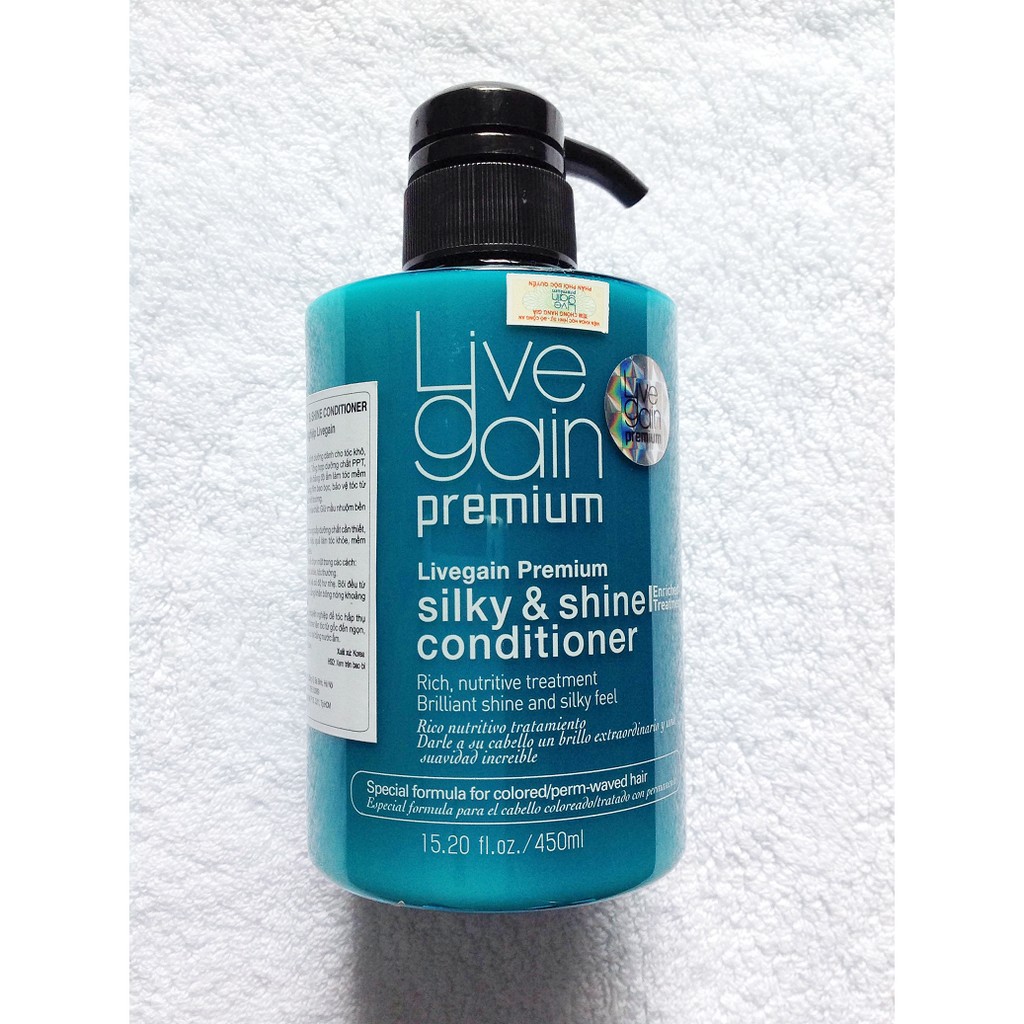 Dầu xả LIVEGAIN SILKY & SHINE CONDITIONER