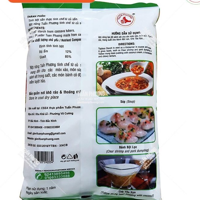 Bột Năng Tuấn Phương 400g ( Gói )