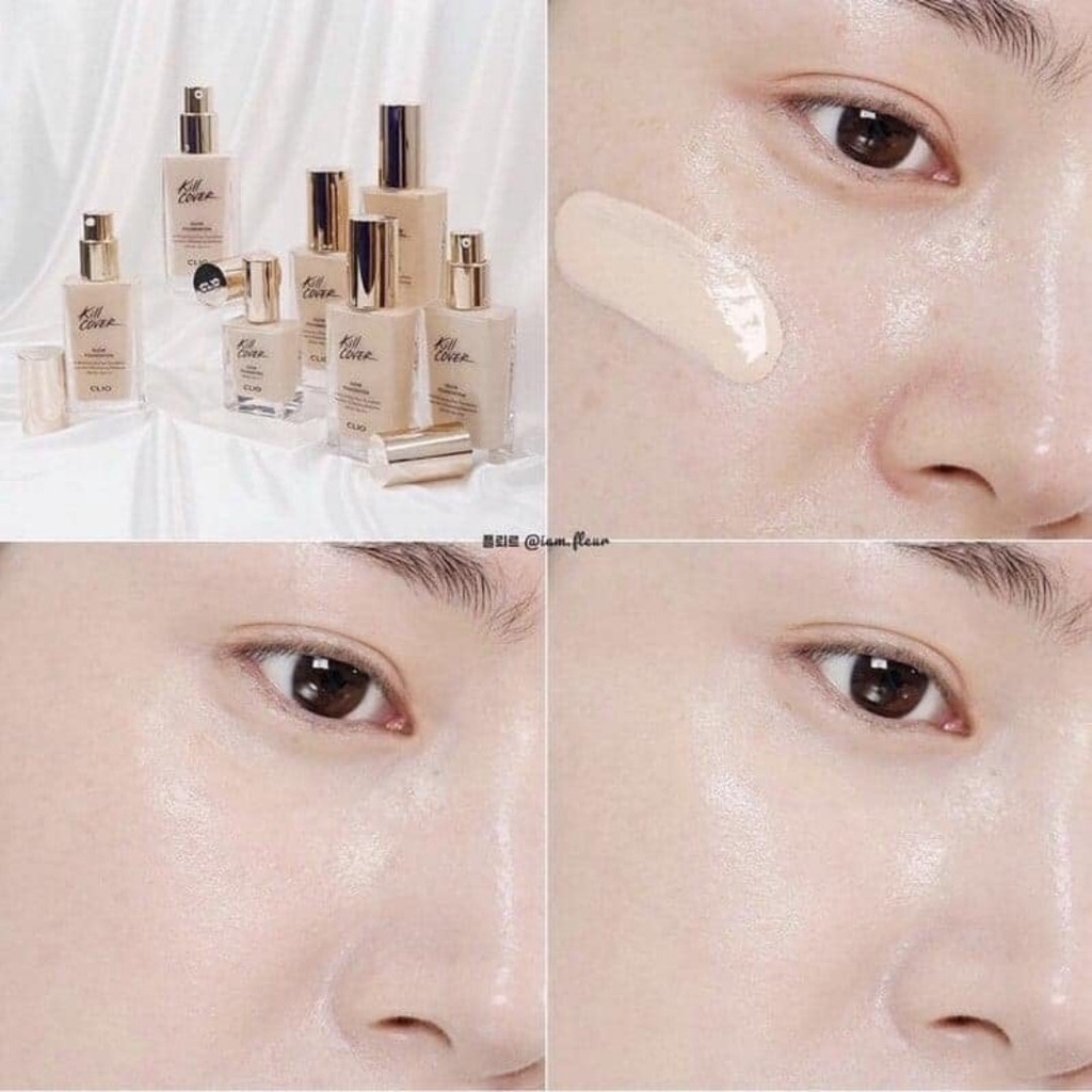 Kem nền Clio Kill Cover Glow Foundation 15g Hàn Quốc