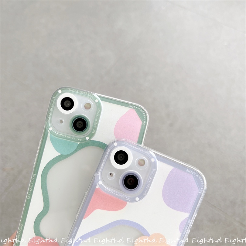 Ốp Điện Thoại Silicone Mềm Họa Tiết Hoa Mắt Thiên Thần Cho iPhone 14 13 12 11 Pro Max X Xr Xs Max 8 7 Plus SE 2020
